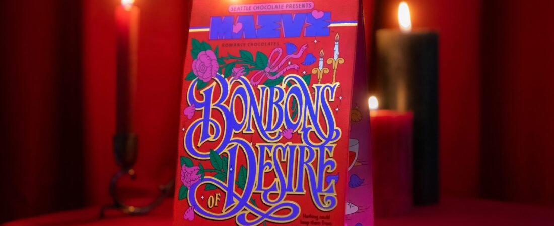 Young Jerks Turn Vintage Romance Novel Tropes Into Chocolate Packaging