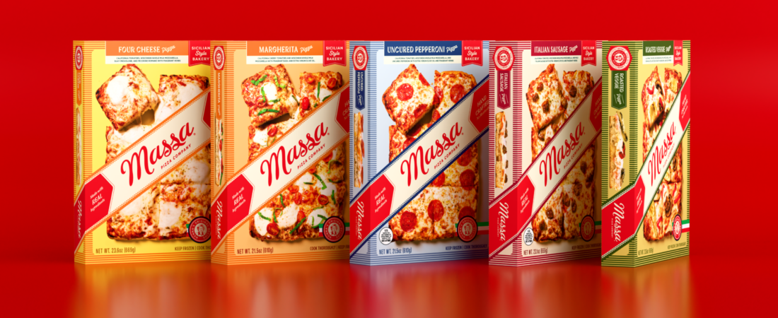 Massa’s New Frozen Pizza Box Celebrates Its Sicilian Roots
