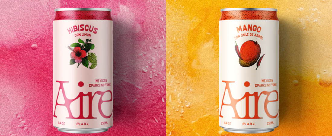 Non-alcoholic Brand Aire’s Identity Flies High With Mexican-Inspired Design