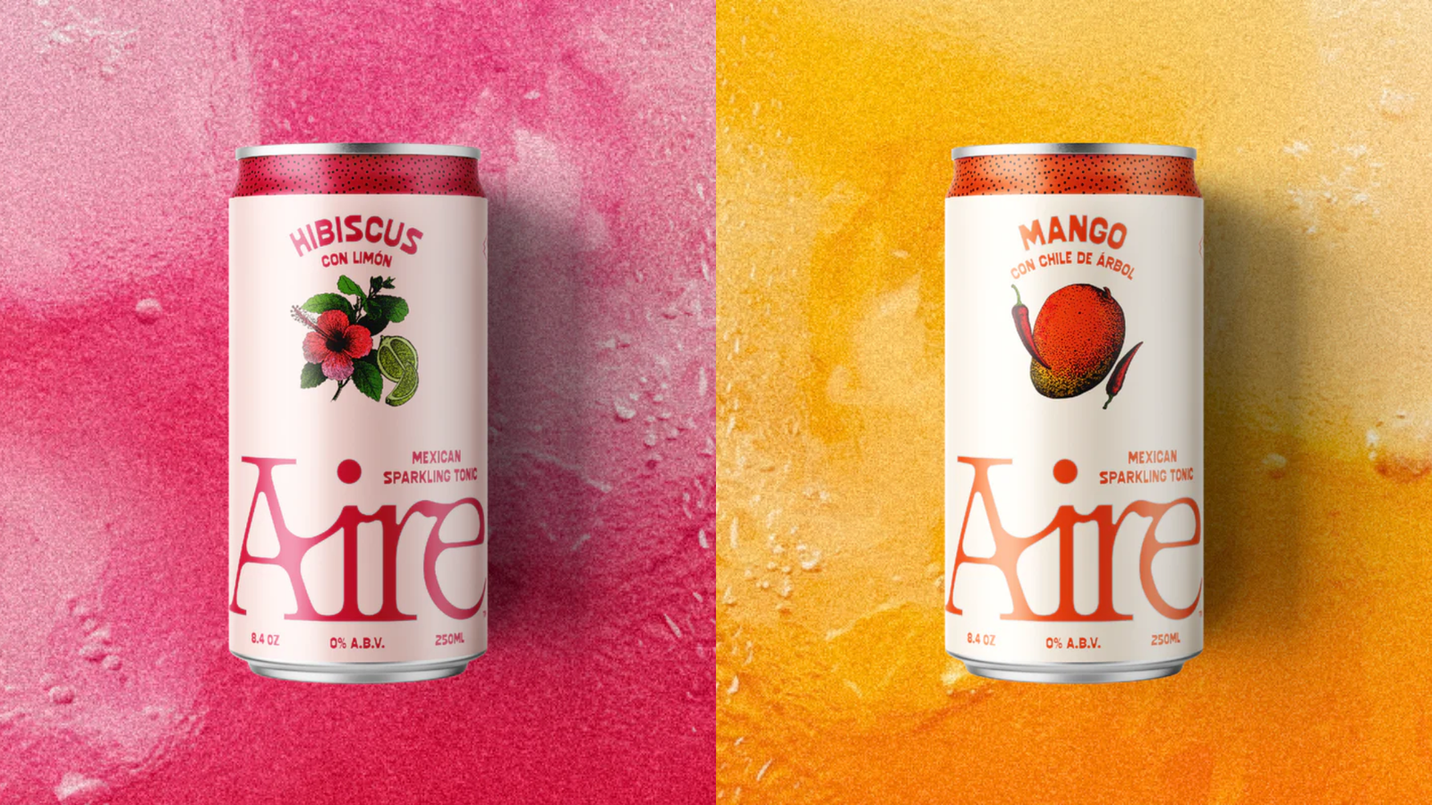 Non-alcoholic Brand Aire’s Identity Flies High With Mexican-Inspired Design Non-alcoholic Brand Aire’s Identity Flies High With Mexican-Inspired Design