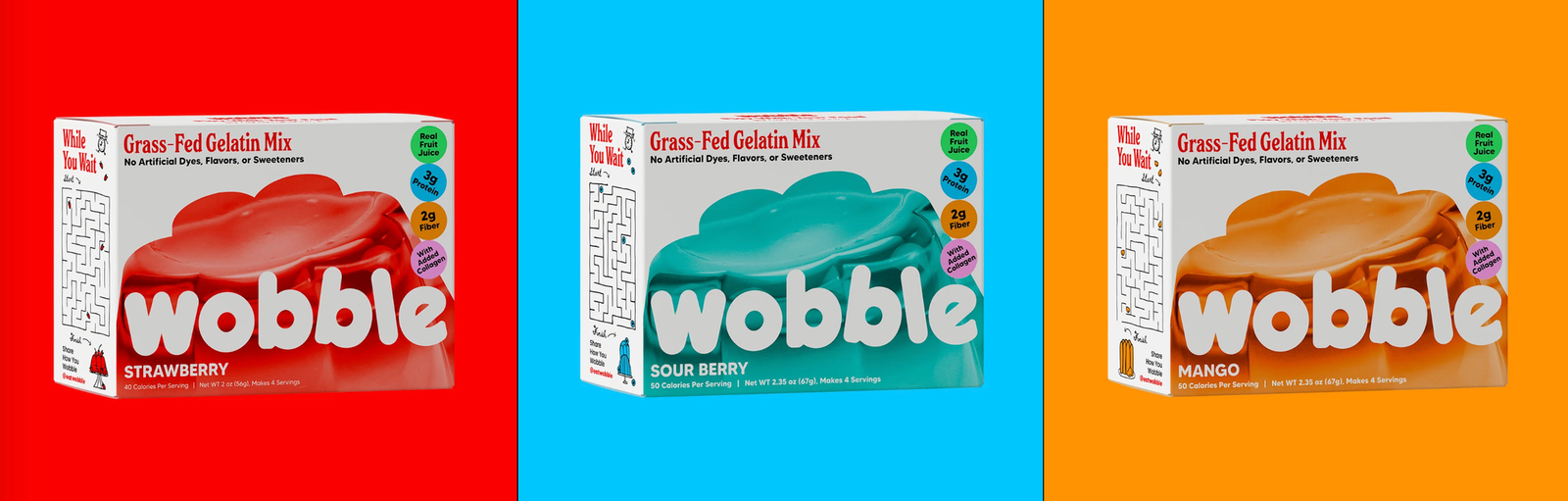 Gelatin Brand Wobble’s Modernized Nostalgia Invites You To Play With Your Food
